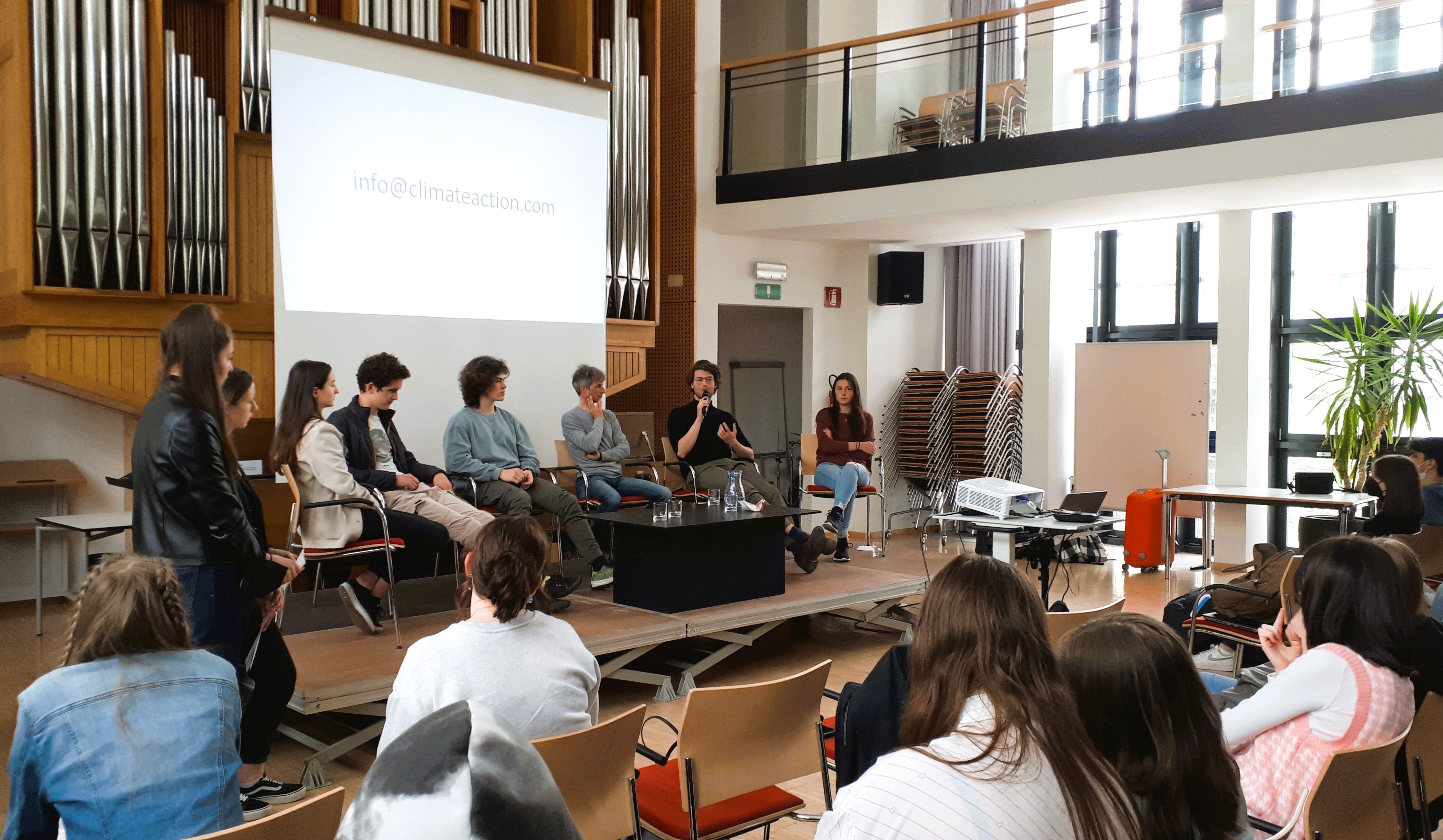 Podiumsdiskussion zum Klimawandel