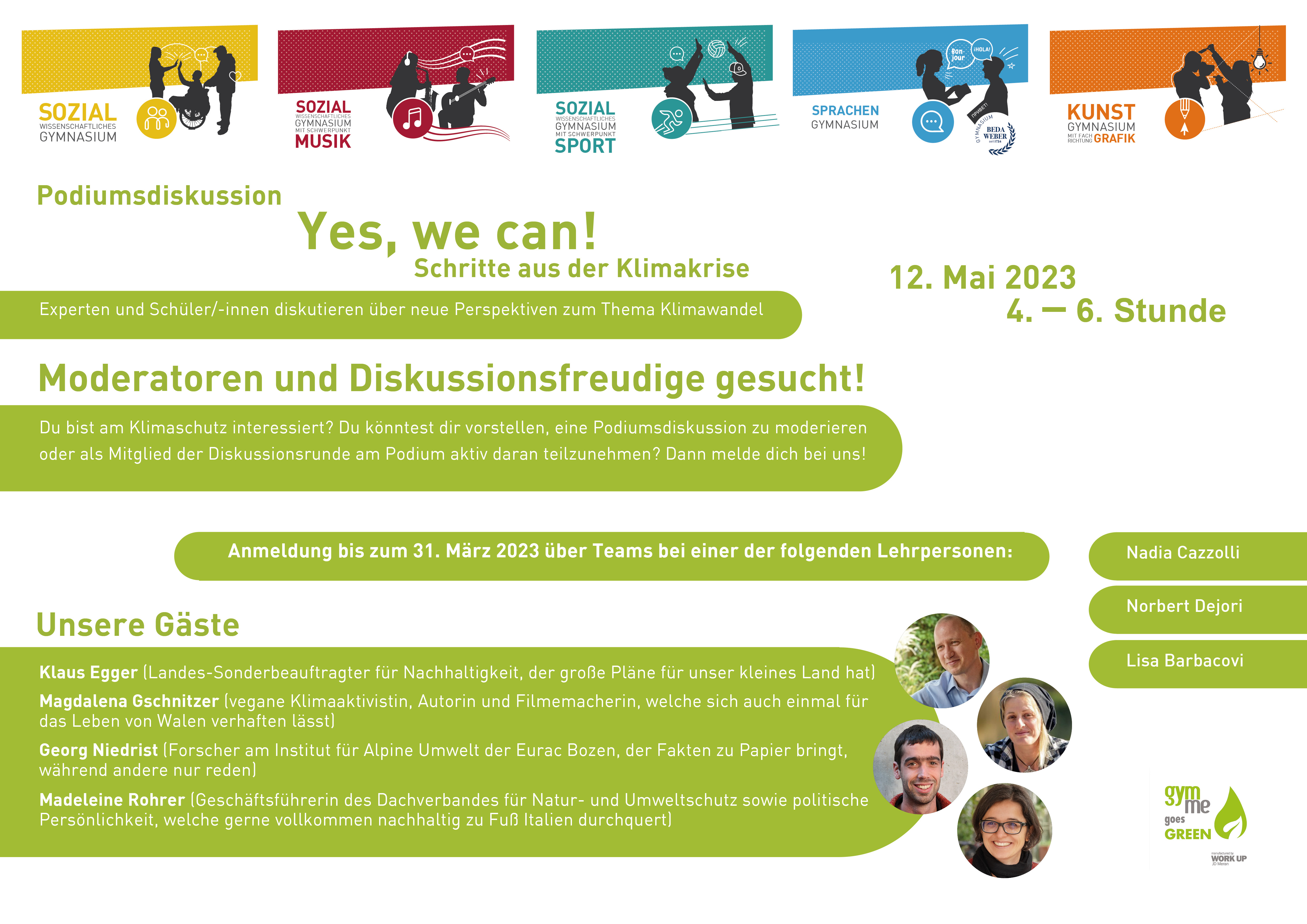 Podiumsdiskussion Yes We Can